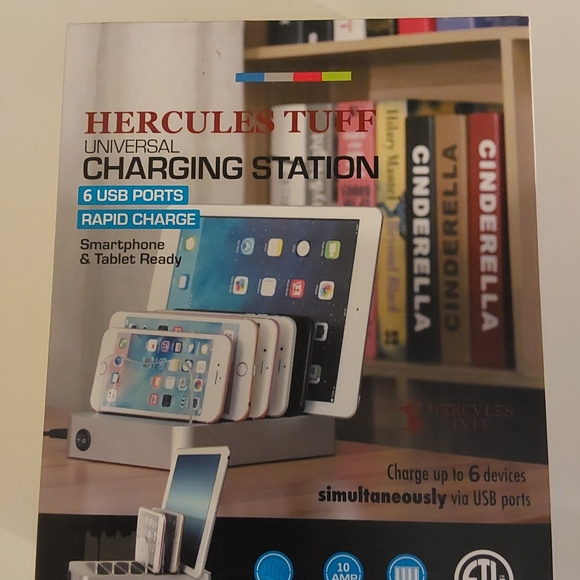 6USB fast ports charging station for multiple devices (12) - Picture 1 of 8